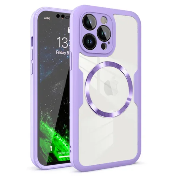 Techsuit - ColorVerse 360 MagSafe Series + Screen Protector - iPhone 12 Pro - Purple