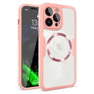 Techsuit - ColorVerse 360 MagSafe Series + Screen Protector - iPhone 12 Pro - Pink