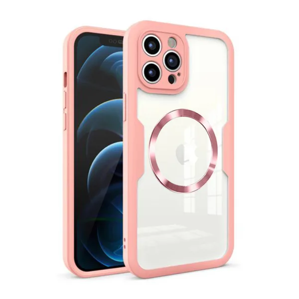 Techsuit - ColorVerse 360 MagSafe Series + Screen Protector - iPhone 12 Pro Max - Pink