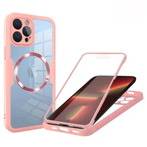 Techsuit - ColorVerse 360 MagSafe Series + Screen Protector - iPhone 13 Pro - Pink