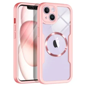 Techsuit - ColorVerse 360 MagSafe Series + Screen Protector - iPhone 13 - Pink