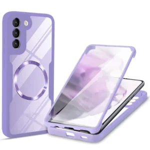 Techsuit - ColorVerse 360 MagSafe Series + Screen Protector - Samsung Galaxy S21 FE 5G - Purple