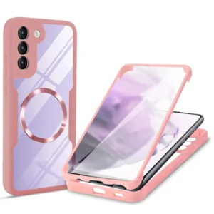 Techsuit - ColorVerse 360 MagSafe Series + Screen Protector - Samsung Galaxy S21 FE 5G - Pink