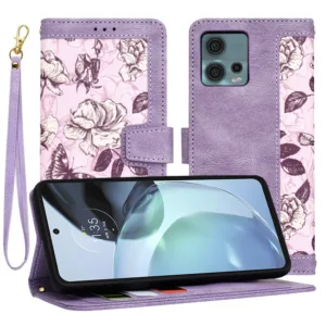 Techsuit - FlipCraft - Motorola Moto G72 - Mysterious Purple