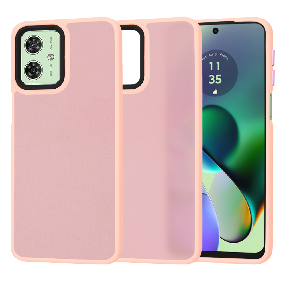 Techsuit - HaloFrost Series - Motorola Moto G54 - Pink