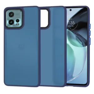 Techsuit - HaloFrost Series - Motorola Moto G72 - Deep Blue