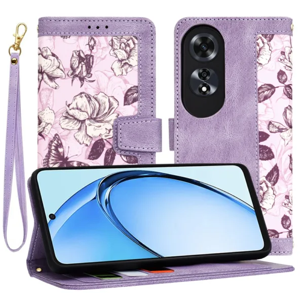 Techsuit - FlipCraft - Oppo A60 4G - Mysterious Purple