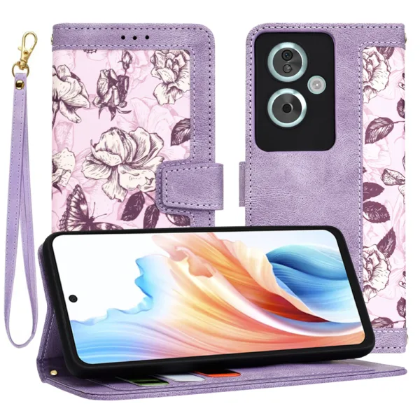 Techsuit - FlipCraft - Oppo A79 5G / OnePlus Nord N30 SE - Mysterious Purple