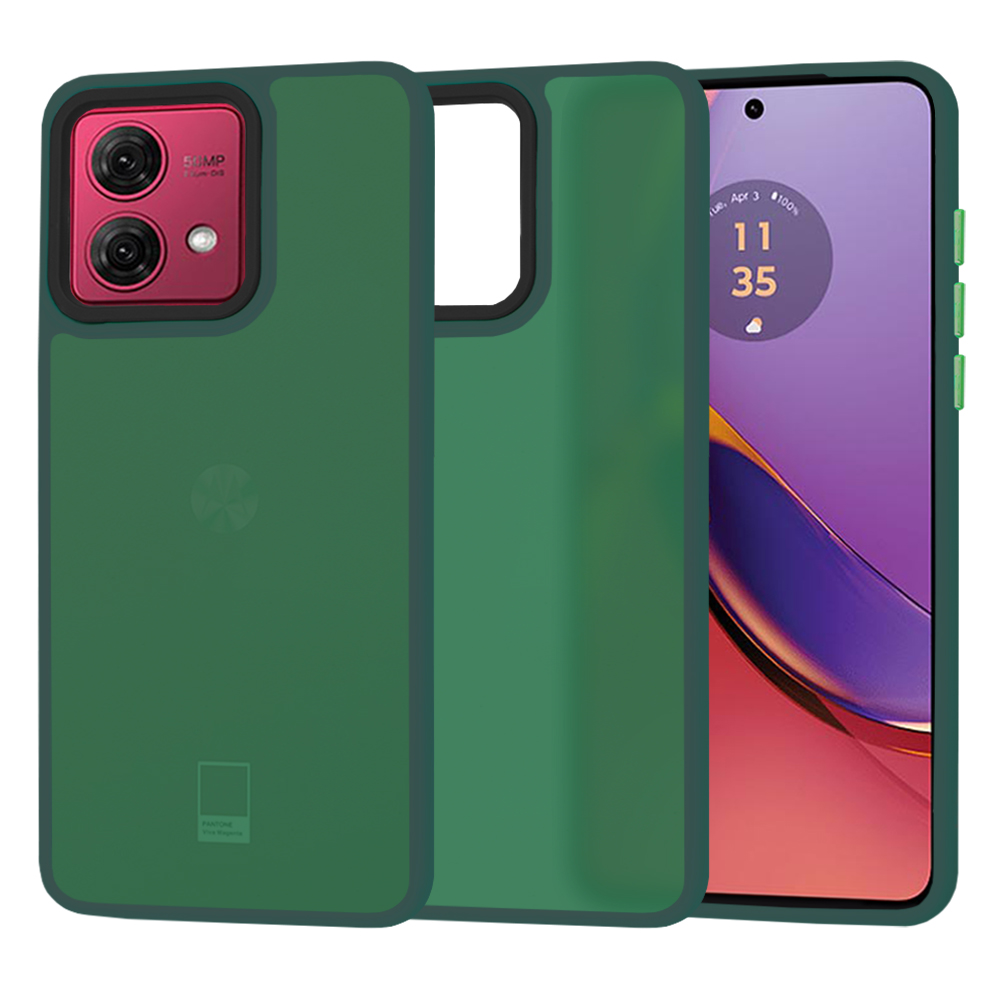 Techsuit - HaloFrost Series - Motorola Moto G84 - Midnight Green