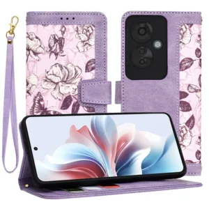 Techsuit - FlipCraft - Oppo Reno11 F - Mysterious Purple