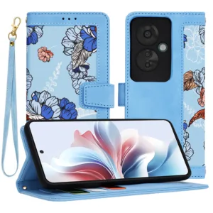 Techsuit - FlipCraft - Oppo Reno11 F - Vibrant Blue