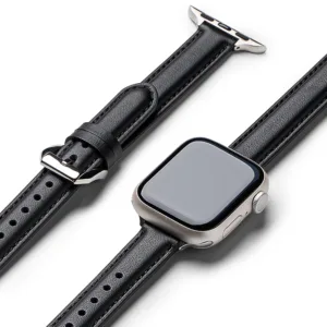 Ringke - Leather One Padded Slim - Apple Watch SE 40mm - Black