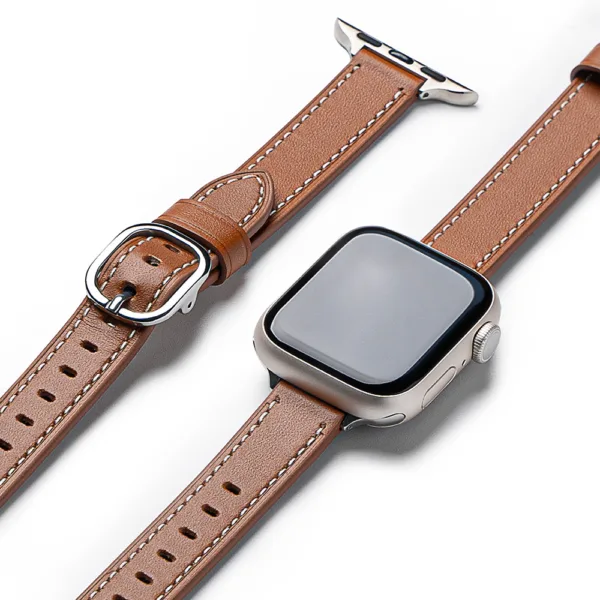 Ringke - Leather One Slim - Apple Watch SE 40mm - Brown