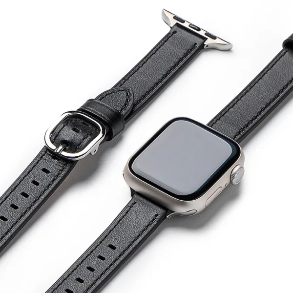 Ringke - Leather One Slim - Apple Watch SE 40mm - Black