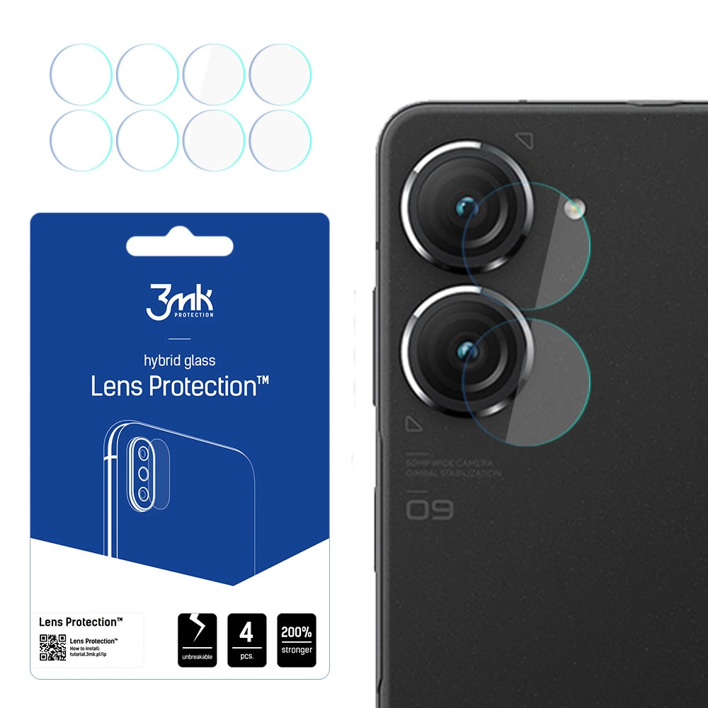 3mk Lens Protection™ hybrid camera glass for Asus Zenfone 9