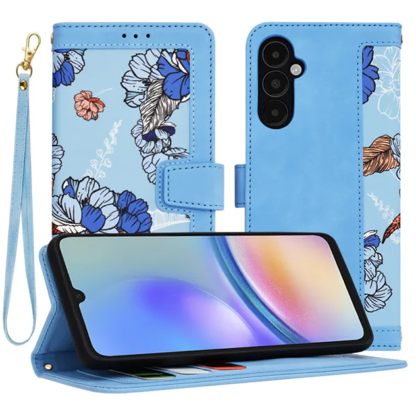 Techsuit - FlipCraft - Samsung Galaxy A05s - Vibrant Blue