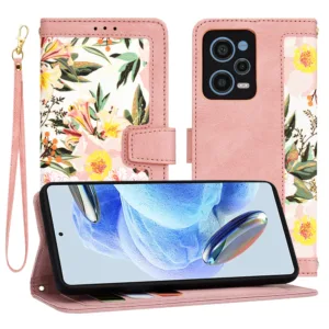 Techsuit - FlipCraft - Xiaomi Redmi Note 12 Pro 5G - Sweetheart Pink