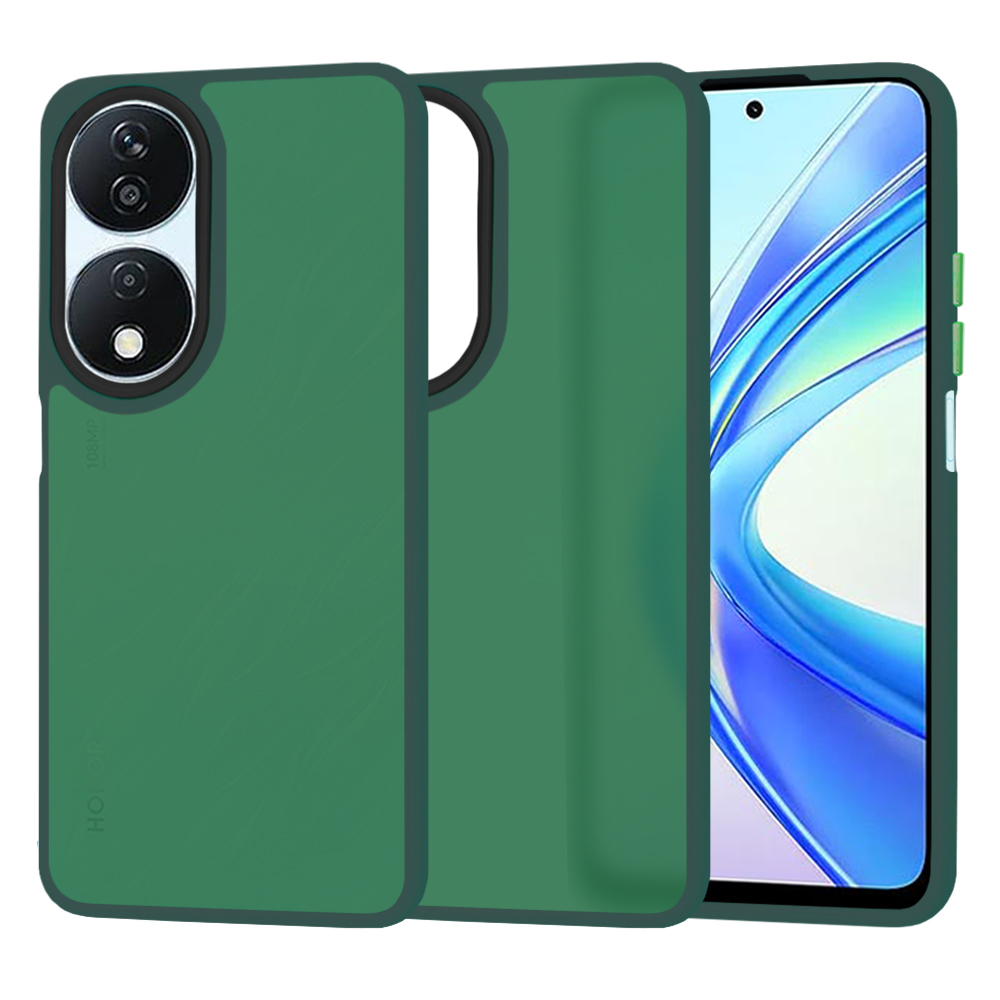 Techsuit - HaloFrost Series - Honor X7b / X7b 5G / 90 SMART - Midnight Green