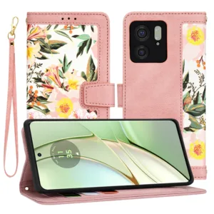 Techsuit - FlipCraft - Motorola Edge 40 / Edge (2023) - Sweetheart Pink