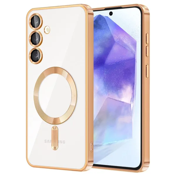 Techsuit - Luxury Crystal MagSafe - Samsung Galaxy A55 5G - Gold