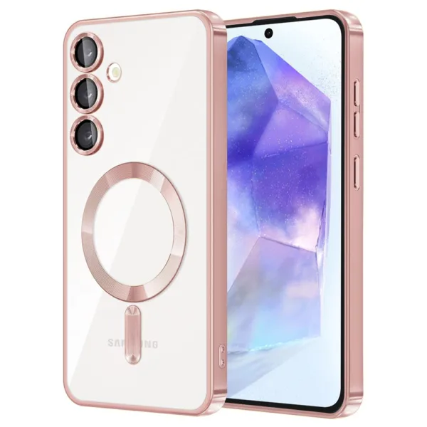 Techsuit - Luxury Crystal MagSafe - Samsung Galaxy A55 5G - Pink