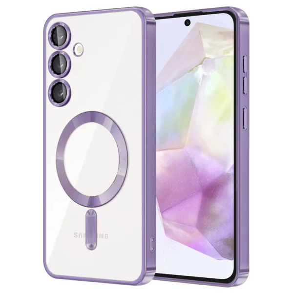 Techsuit - Luxury Crystal MagSafe - Samsung Galaxy A35 5G - Light Purple