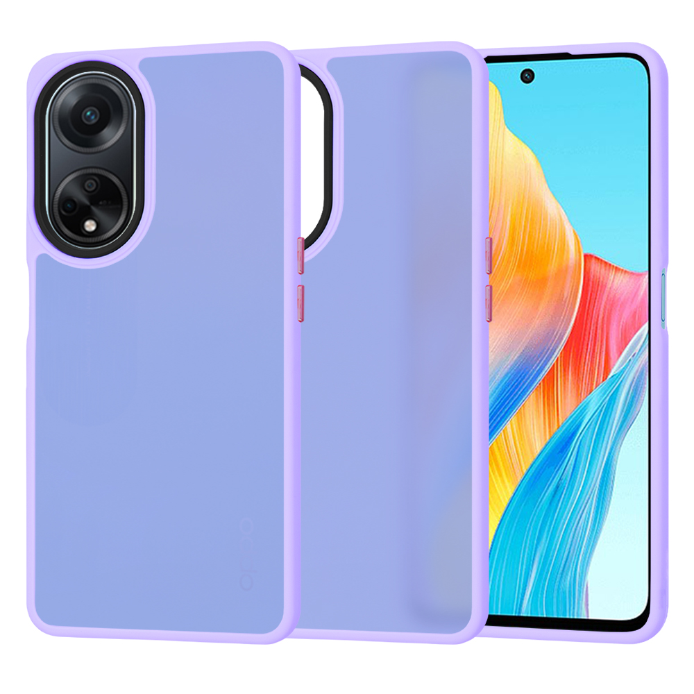 Techsuit - HaloFrost Series - Oppo A98 5G - Light Purple