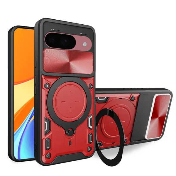 Techsuit - CamGuard Pro - Google Pixel 9 / 9 Pro - Red