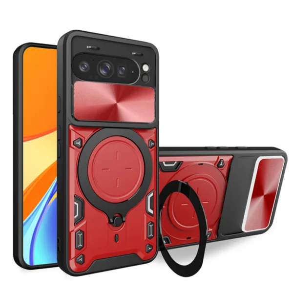 Techsuit - CamGuard Pro - Google Pixel 9 Pro XL - Red