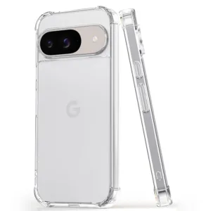 Techsuit - Shockproof Clear Silicone - Google Pixel 9 - Clear