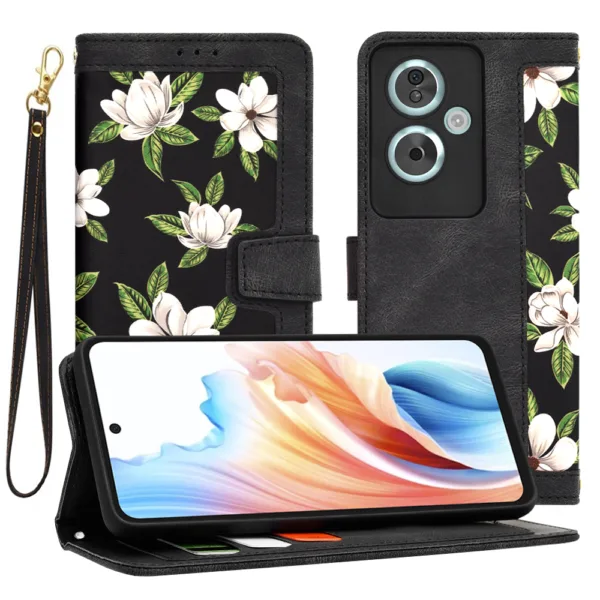 Techsuit - FlipCraft - Oppo A79 5G / OnePlus Nord N30 SE - Flowers of the Dawn