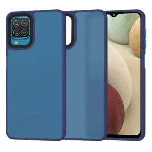 Techsuit - HaloFrost Series - Samsung Galaxy A12 / A12 Nacho / M12 / F12 - Deep Blue