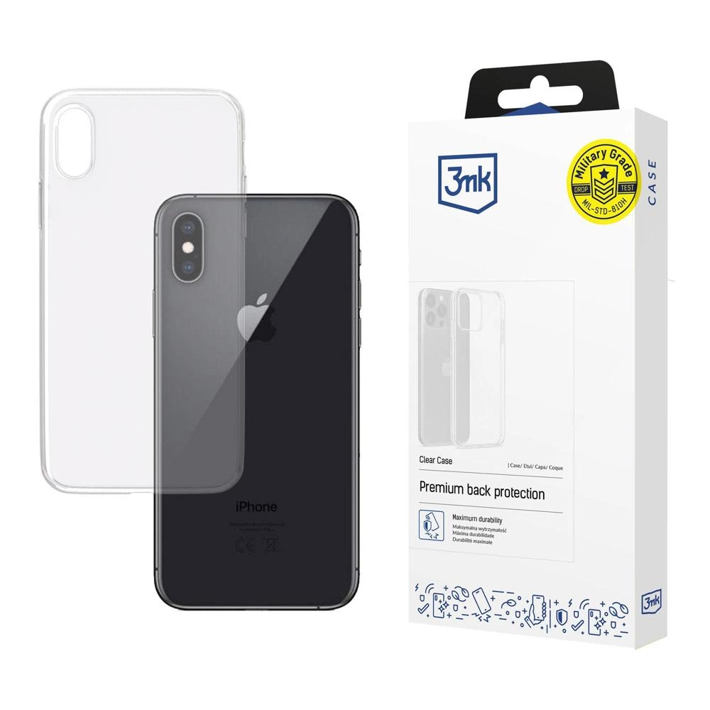 3mk Clear Case for iPhone X - transparent