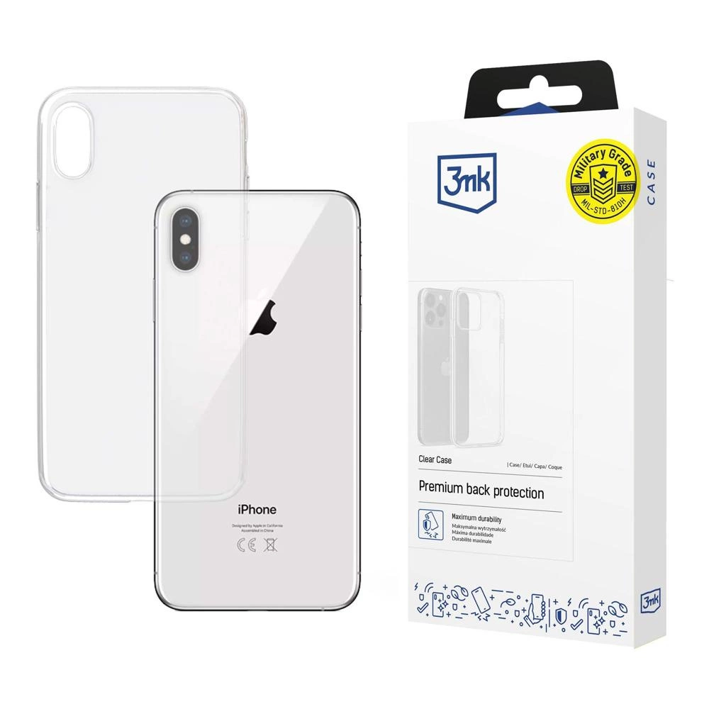 3mk Clear Case for iPhone Xs Max - transparent