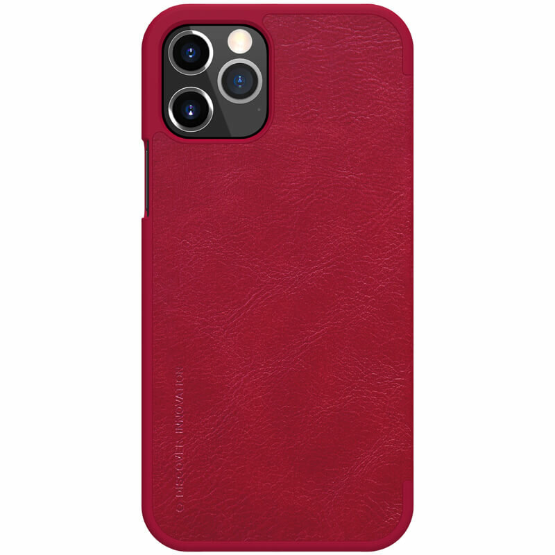 Nillkin - Qin Leather Case - iPhone 12 Pro Max - Red