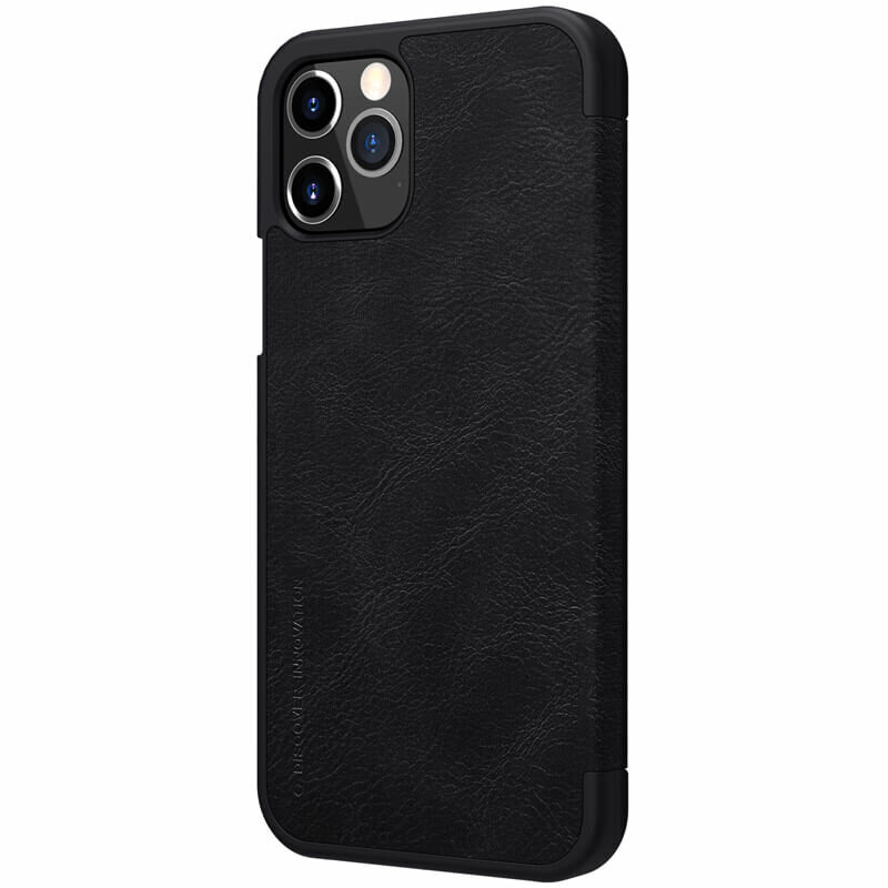 Nillkin - Qin Leather Case - iPhone 12 Pro Max - Black