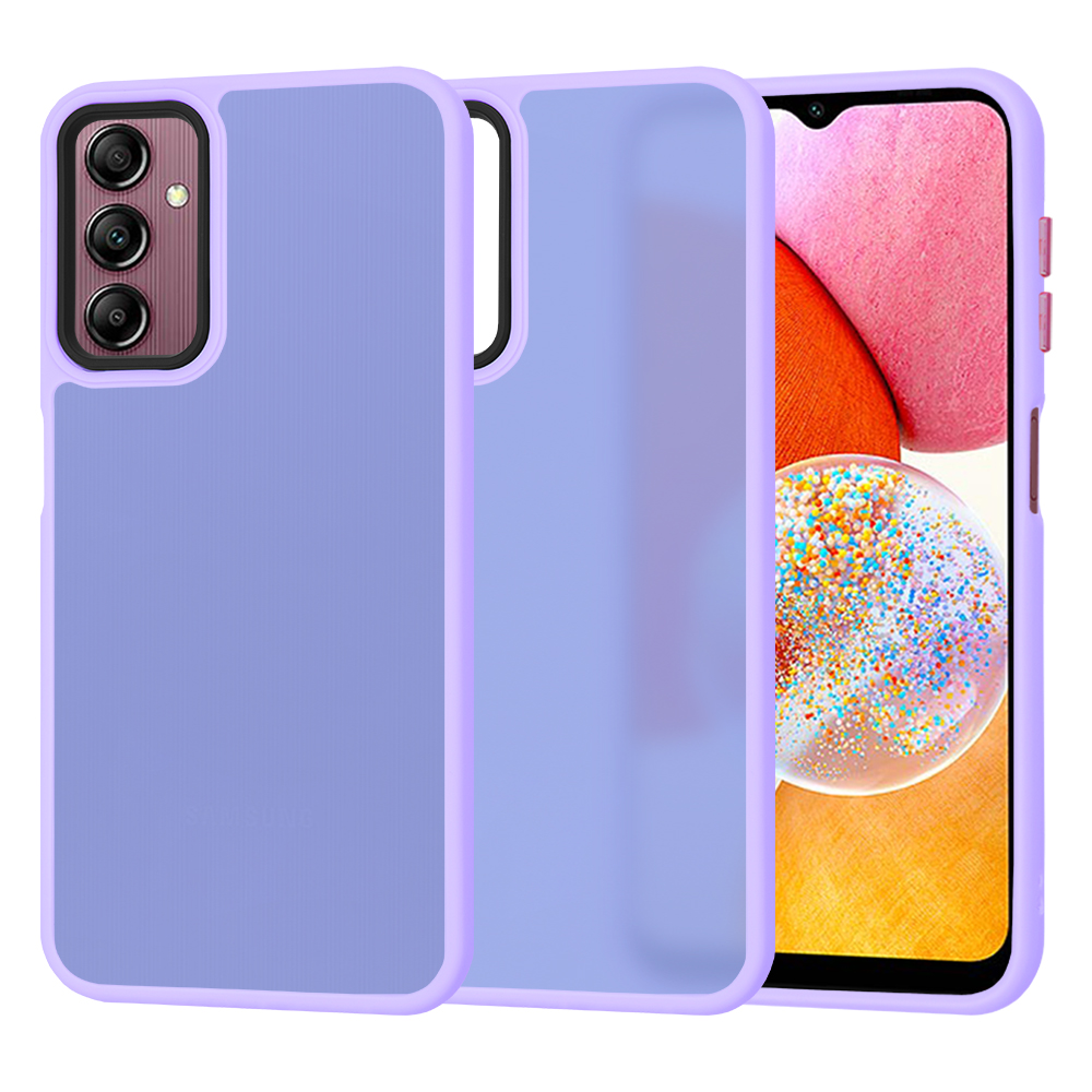 Techsuit - HaloFrost Series - Samsung Galaxy A14 4G / A14 5G - Light Purple