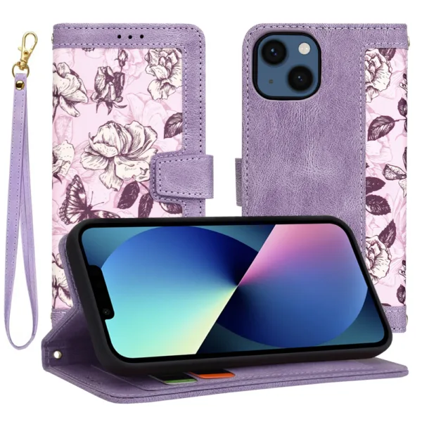 Techsuit - FlipCraft - iPhone 13 - Mysterious Purple