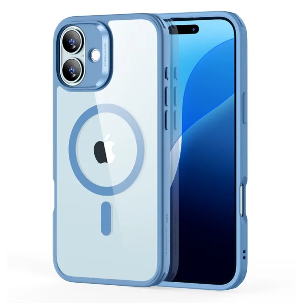 ESR - Classic Hybrid HaloLock - iPhone 16 - Clear Blue