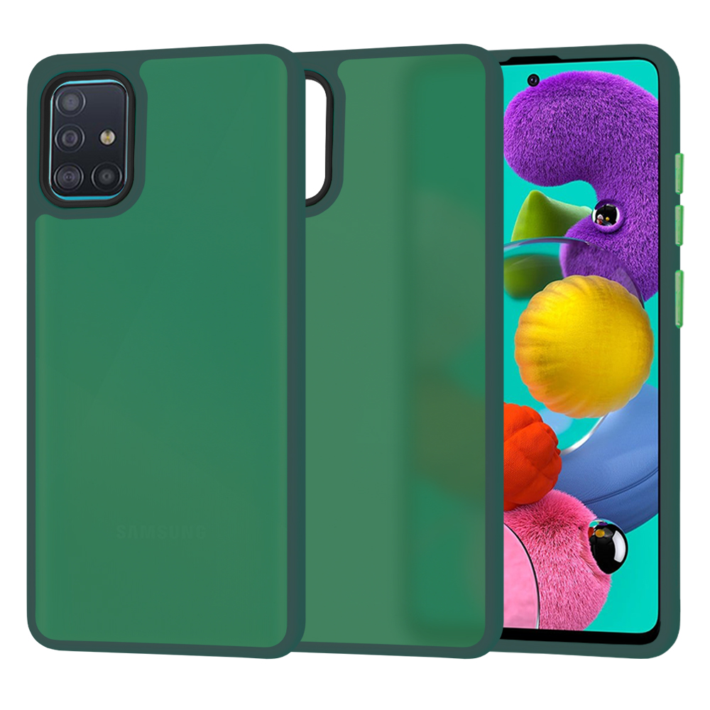 Techsuit - HaloFrost Series - Samsung Galaxy A51 4G - Midnight Green