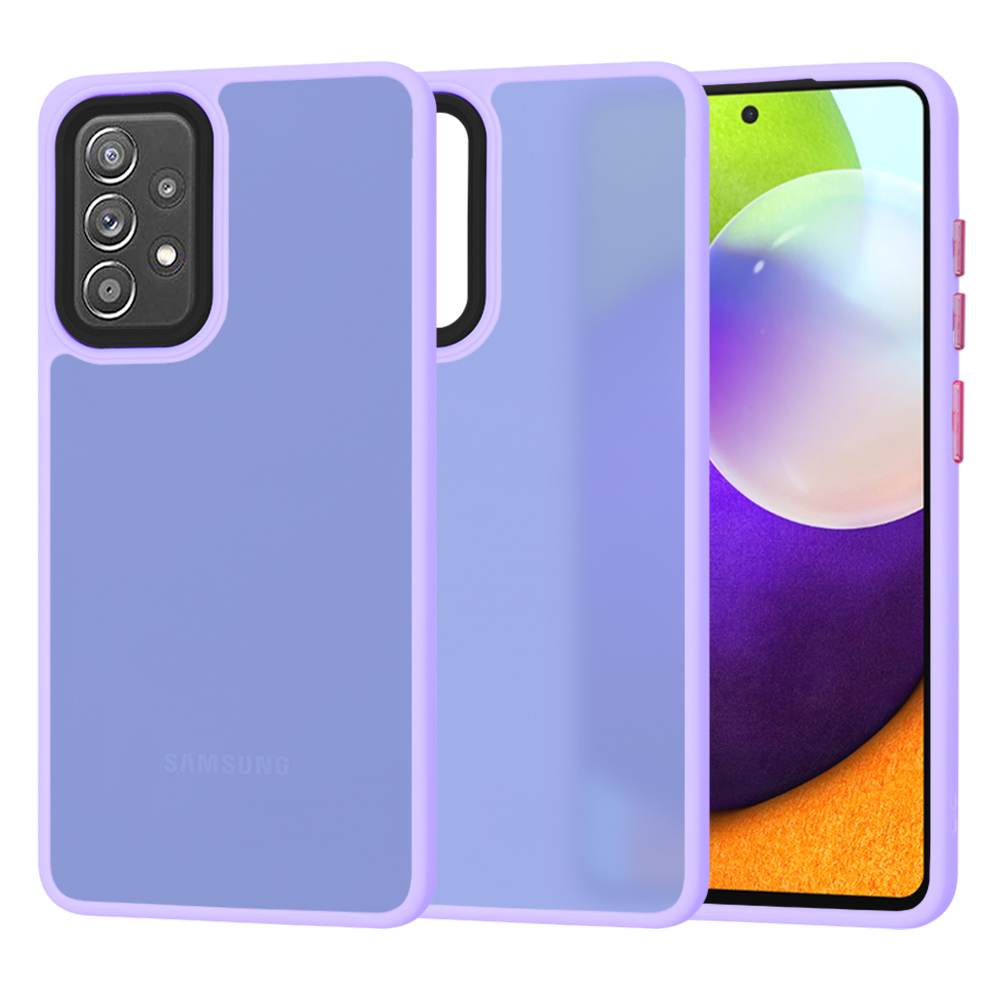 Techsuit - HaloFrost Series - Samsung Galaxy A52 4G / A52 5G / A52s 5G - Light Purple