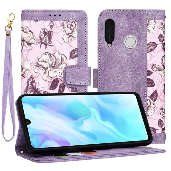 Techsuit - FlipCraft - Huawei P30 Lite / P30 Lite New Edition - Mysterious Purple