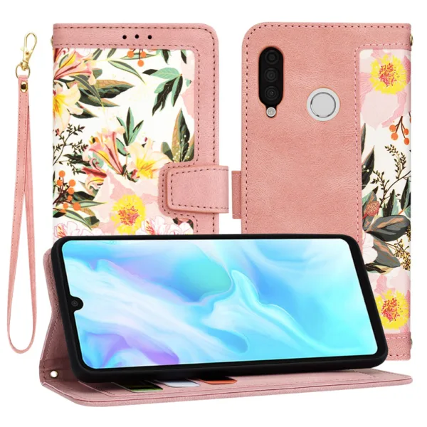 Techsuit - FlipCraft - Huawei P30 Lite / P30 Lite New Edition - Sweetheart Pink