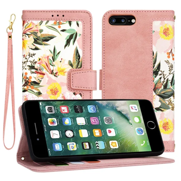 Techsuit - FlipCraft - iPhone 7 Plus / iPhone 8 Plus - Sweetheart Pink