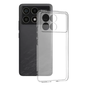 Techsuit - Clear Silicone - Xiaomi Poco F6 Pro - Transparent