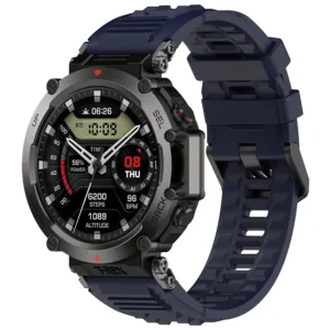 Techsuit - Watchband (W067) - Amazfit T-Rex Ultra - Navy Blue