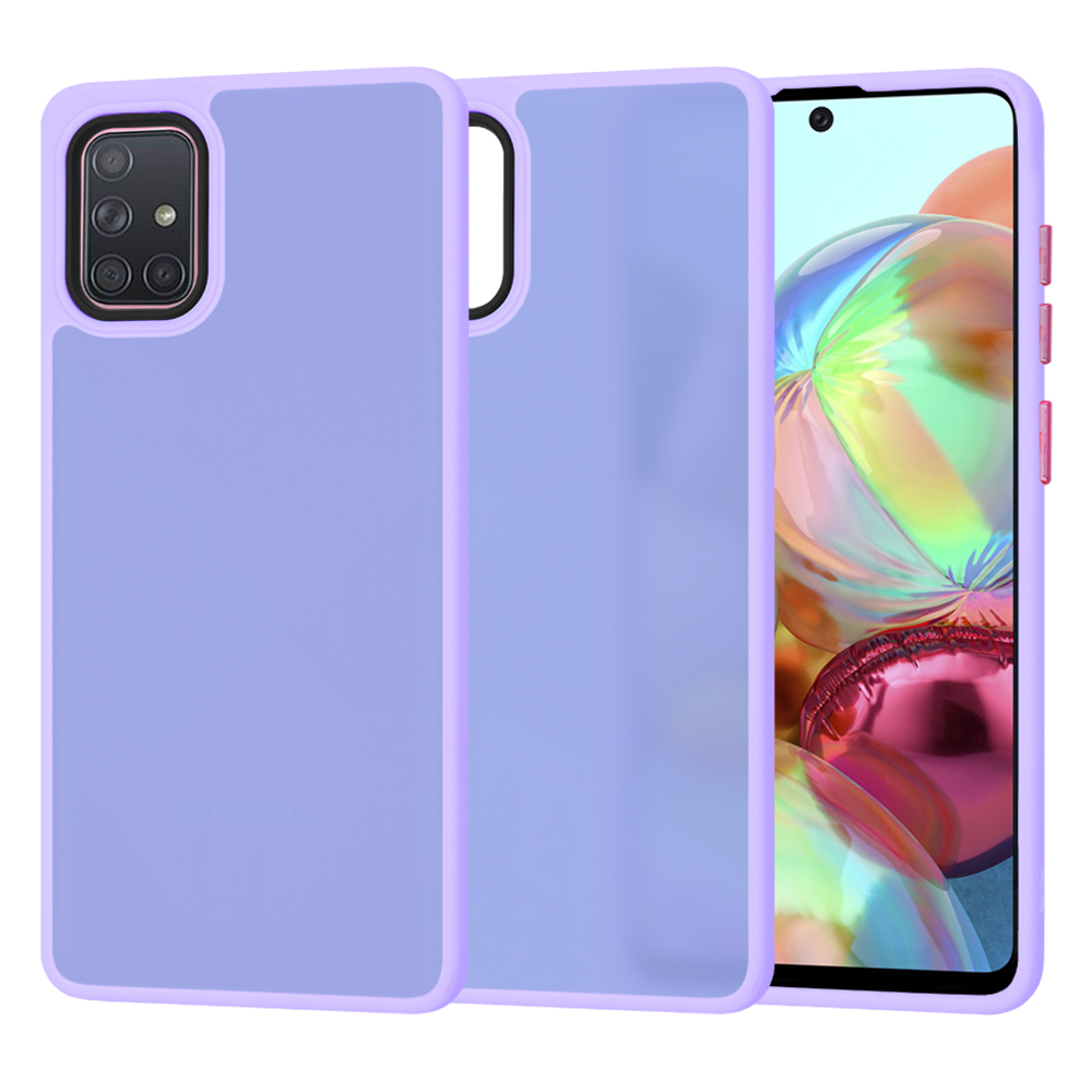 Techsuit - HaloFrost Series - Samsung Galaxy A71 4G - Light Purple