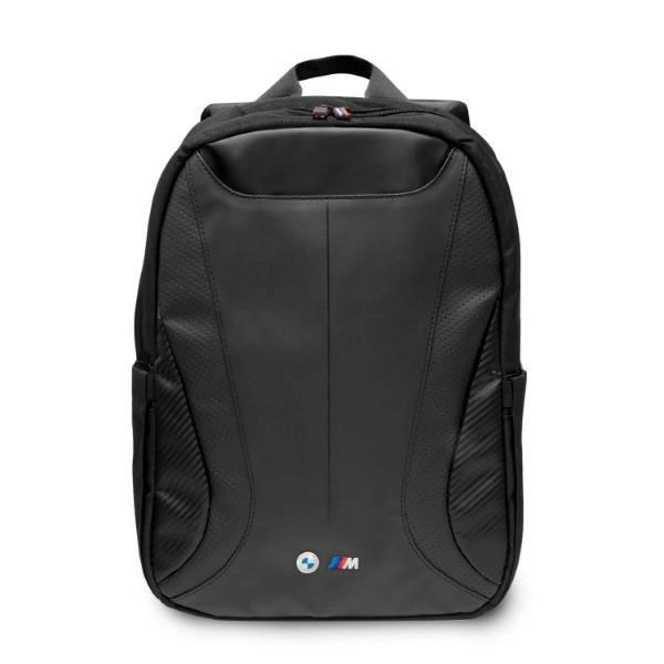 BMW Carbon&Leather Tricolor backpack for a 16" laptop - black