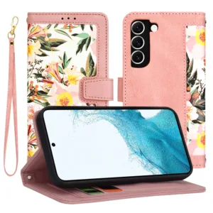 Techsuit - FlipCraft - Samsung Galaxy S22 5G - Sweetheart Pink