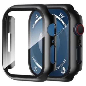 Techsuit - Defense360 Pro + Screen Protector - Apple Watch 1 / 2 / 3 (38mm) - Black